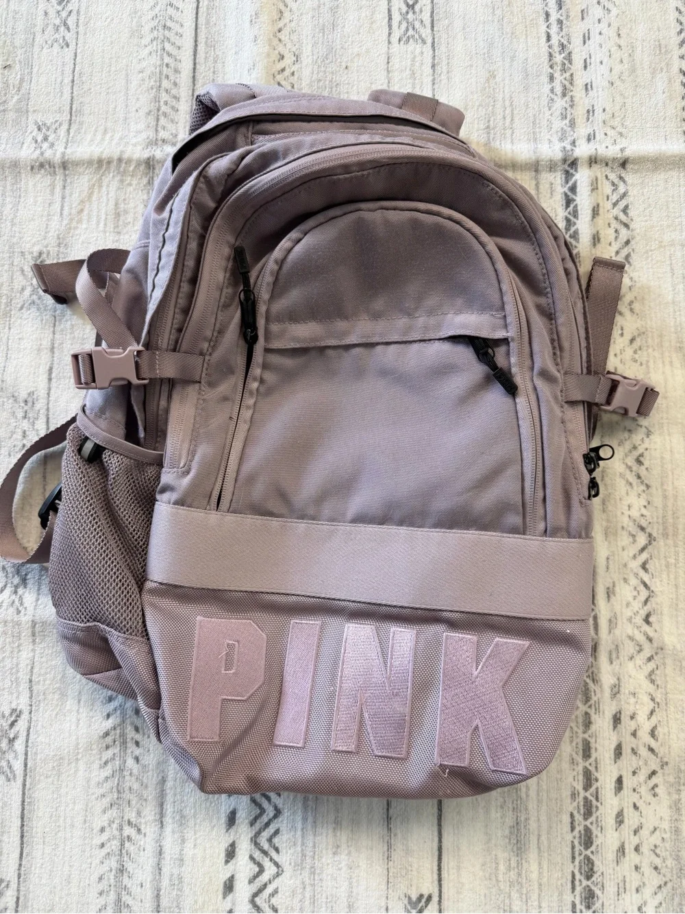 PINK Victoria's Secret Dusty Rose Logo Backpack